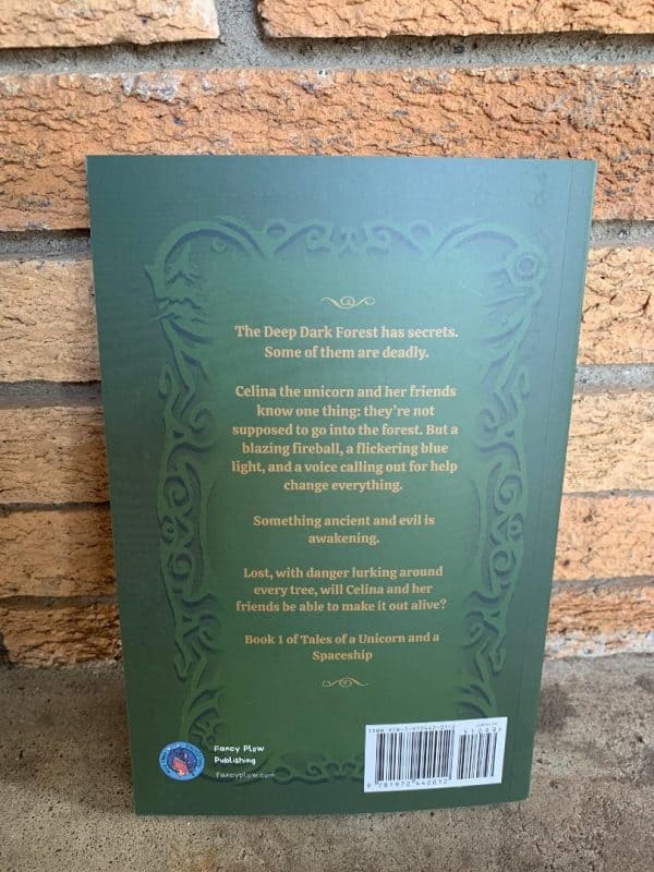 Softcover CatSF back Celina and the Strange Fairy Softcover